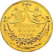 3 Ducats, Switzerland, 1697 reverse image
