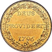 2 Duplones, Switzerland, 1796 reverse image