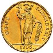 2 Duplones, Switzerland, 1796-1798 reverse image