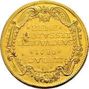 4 Ducats, Switzerland, 1680-1684 reverse image