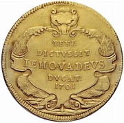 4 Ducats, Switzerland, 1701 reverse image