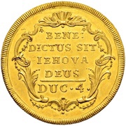 4 Ducats, Switzerland, 1750 reverse image