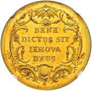 8 Ducats, Switzerland, 1775 reverse image