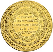 10 Ducats, Switzerland, 1681 reverse image