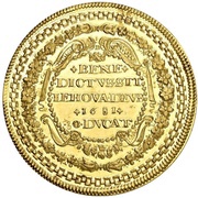 20 Ducats, Switzerland, 1681 reverse image