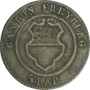 5 Rappen obverse image