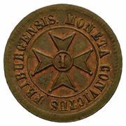 1 Batzen Fribourg Jesuit School reverse image
