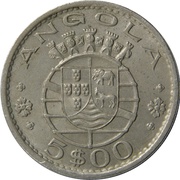 5 Escudos obverse image