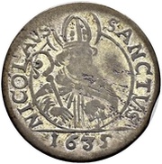 12 Kreutzers, Switzerland, 1635 reverse image