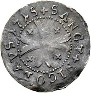 ½ Kreutzer, Switzerland, 1713-1737 reverse image