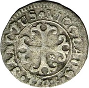 ½ Kreutzer, Switzerland, 1744 reverse image