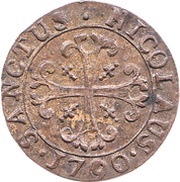 ½ Kreutzer, Switzerland, 1769-1790 reverse image