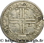 7 Kreutzers, Switzerland, 1787-1797 reverse image