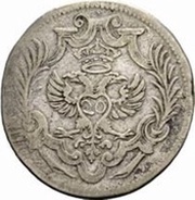 20 Kreutzers, Switzerland, 1710 reverse image