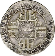 20 Kreutzers, Switzerland, 1710 reverse image
