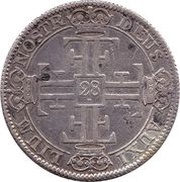 28 Kreutzers, Switzerland, 1793-1798 reverse image