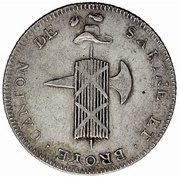 42 Kreutzers Sarine et Broye obverse image