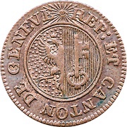 6 Deniers obverse image