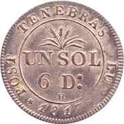 1 Sol, 6 Deniers reverse image