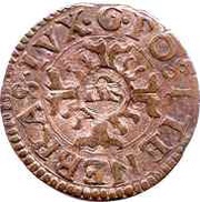 6 Deniers / 2 Quarts, Switzerland, 1554-1599 reverse image