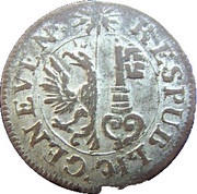 6 Deniers / 2 Quarts obverse image