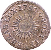 6 Deniers / 2 Quarts, Switzerland, 1750 reverse image