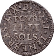 4 Sols, Switzerland, 1610 reverse image