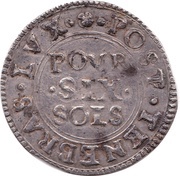 6 Sols, Switzerland, 1602 reverse image