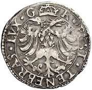 6 Sols, Switzerland, 1624 reverse image