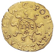 Écu Pistolet 9 Rays, Switzerland, 1575-1586 reverse image
