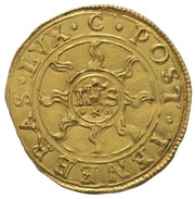 Écu Pistolet 8 Rays, Switzerland, 1578-1651 reverse image