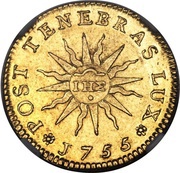 Pistole, Switzerland, 1752-1762 reverse image