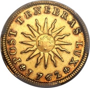 Pistole, Switzerland, 1758-1770 reverse image