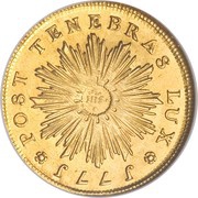 3 Pistoles, Switzerland, 1771 reverse image