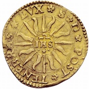 Quadruple 16 rays, Switzerland, 1640-1642 reverse image