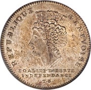 Genevoise Revolutionary Coinage obverse image