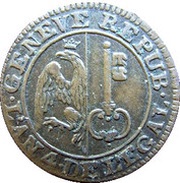 6 Deniers obverse image