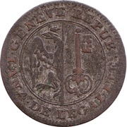 1 Sol, 6 Deniers obverse image