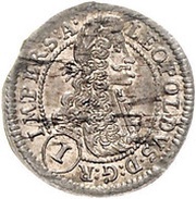1 Kreuzer - Leopold I Prague obverse image