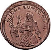 Ducat - Franz Troger copper strike reverse image