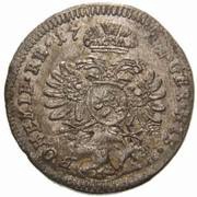 1 Kreuzer - Charles VI Kuttenberg, Bohemia, 1720-1725 reverse image