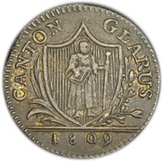 1 Schilling / 3 Rappen obverse image
