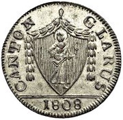 3 Schillings / 9 Rappen obverse image