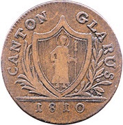 3 Schillings / 9 Rappen obverse image