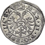 2 Kreutzers - Beatus, Switzerland, 1565-1581 reverse image