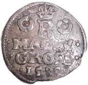 Maley Groschen - Rudolf II, Bohemia, 1580-1581 reverse image