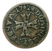 Bluzger - Ulrich VII, Switzerland, 1693-1728 reverse image