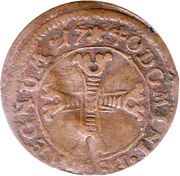 Bluzger - Joseph Benedict, Switzerland, 1739-1740 reverse image