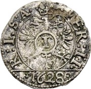 Kreuzer - Joseph Mohr, Switzerland, 1628 reverse image