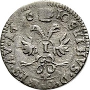Kreuzer - Ulrich VII, Switzerland, 1706 reverse image